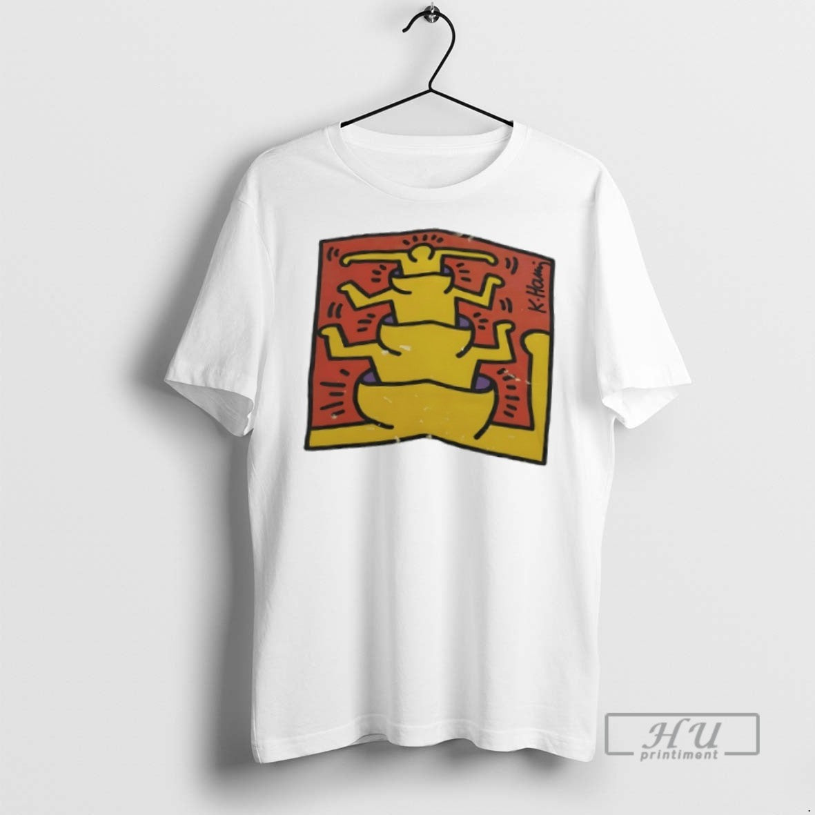 Officials Trending Keith Haring Guggenheim Museum Learning Through Art 1993 T Shirt