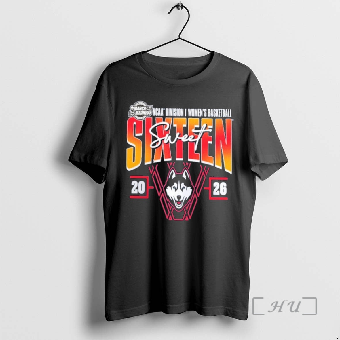 Officials Uconn Huskies Ncaa Womens Basketball Tournament March Madness Sweet 16 2026 Premium T Shirts