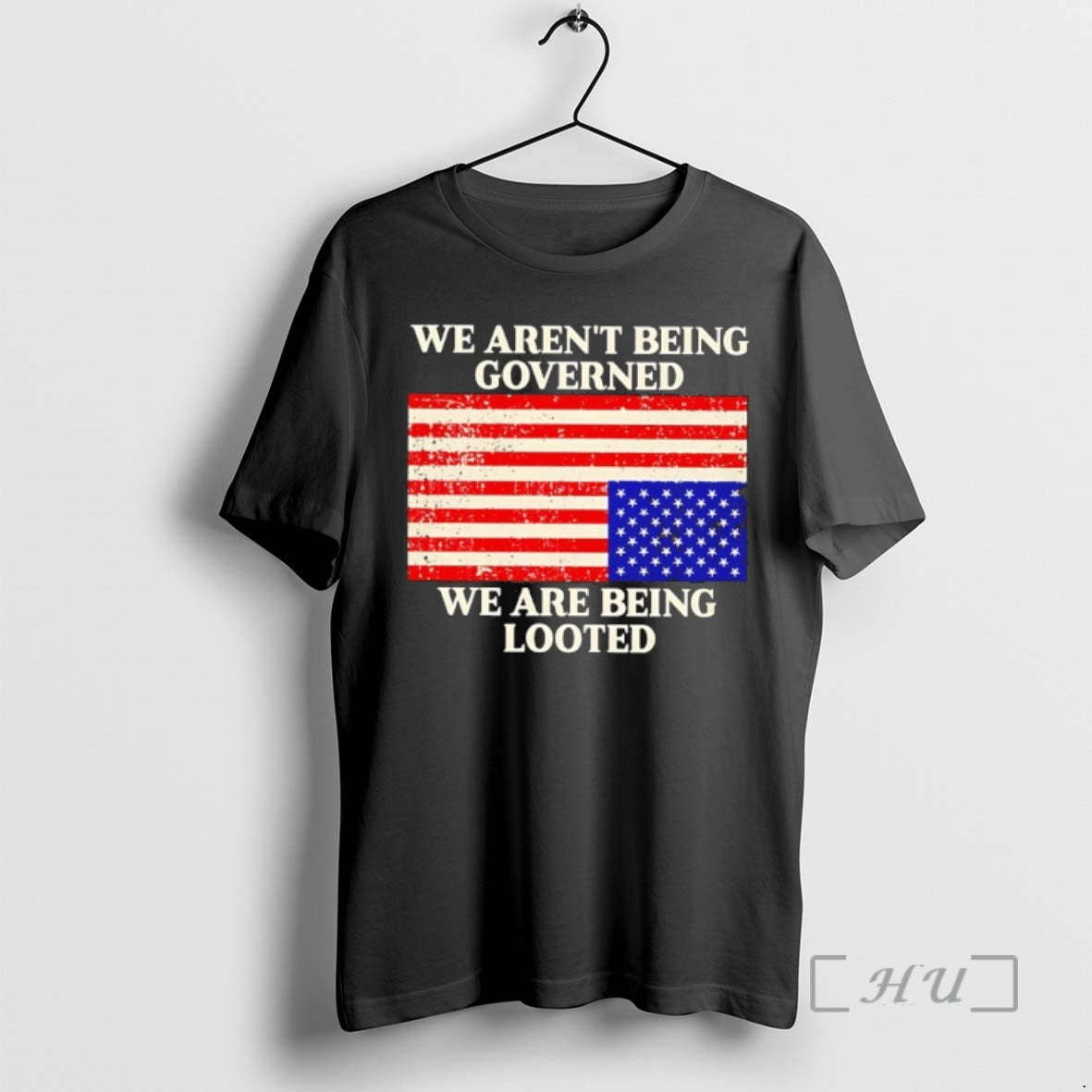 Officials We Arent Being Governed We Are Being Looted America Flag Premium T Shirts Sweater