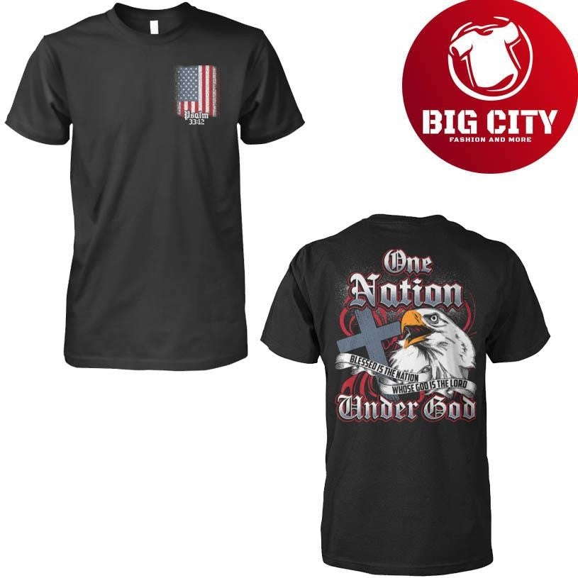 One nation under god Two Sided Shirt