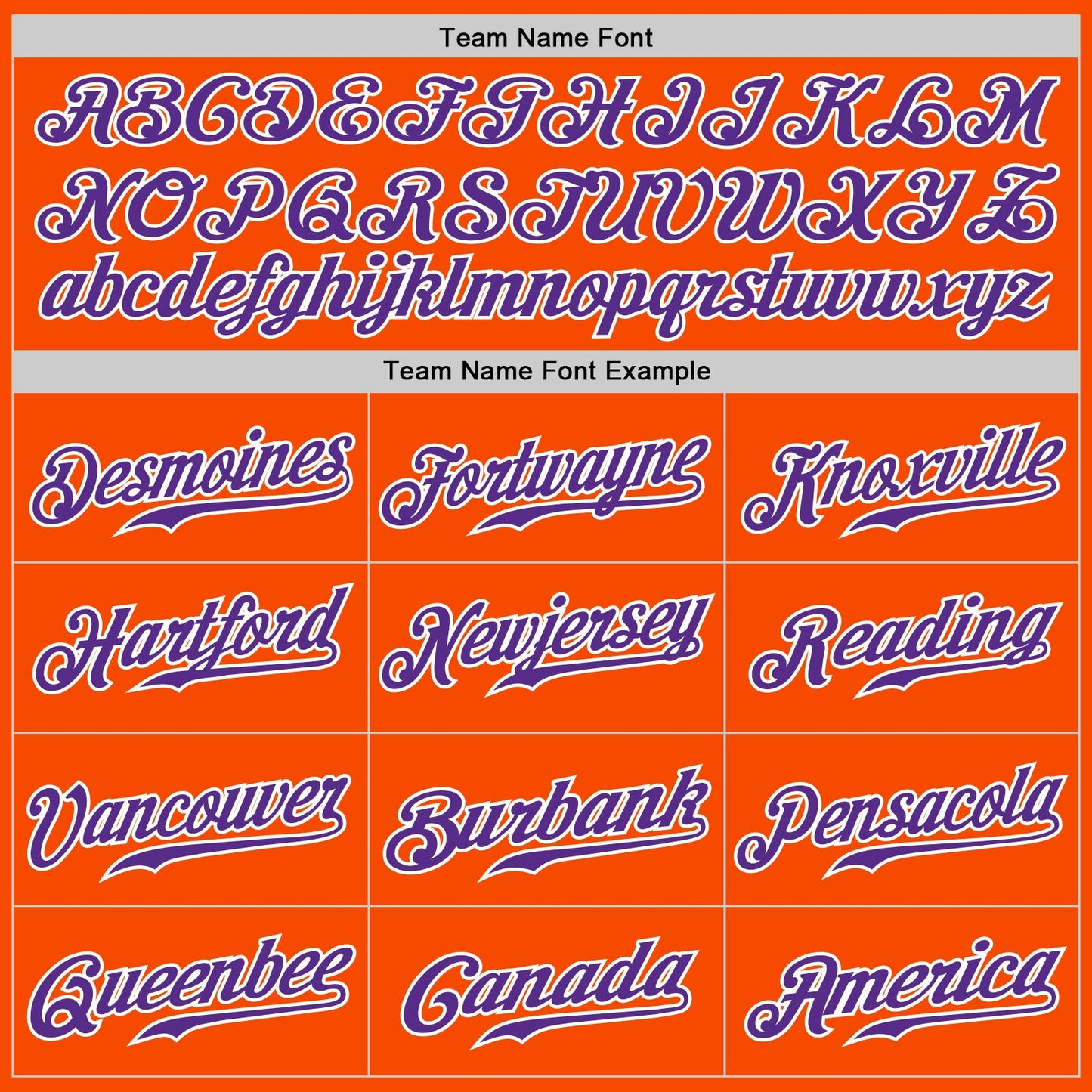Custom Orange White Pinstripe Purple-White Authentic Baseball Jersey