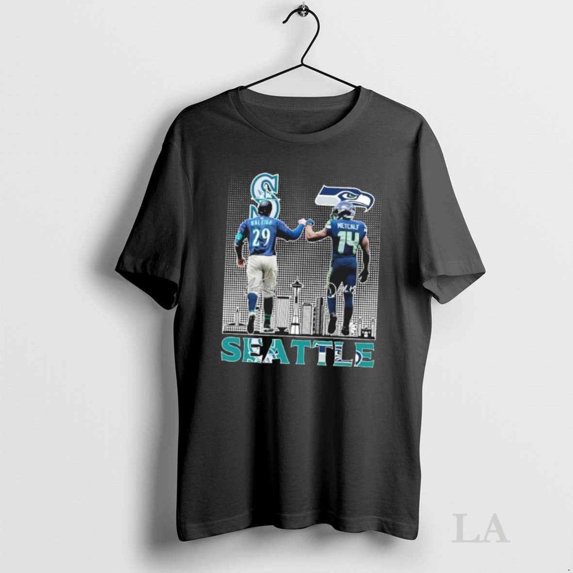 Original Dk Metcalf And Cal Raleigh Seattle