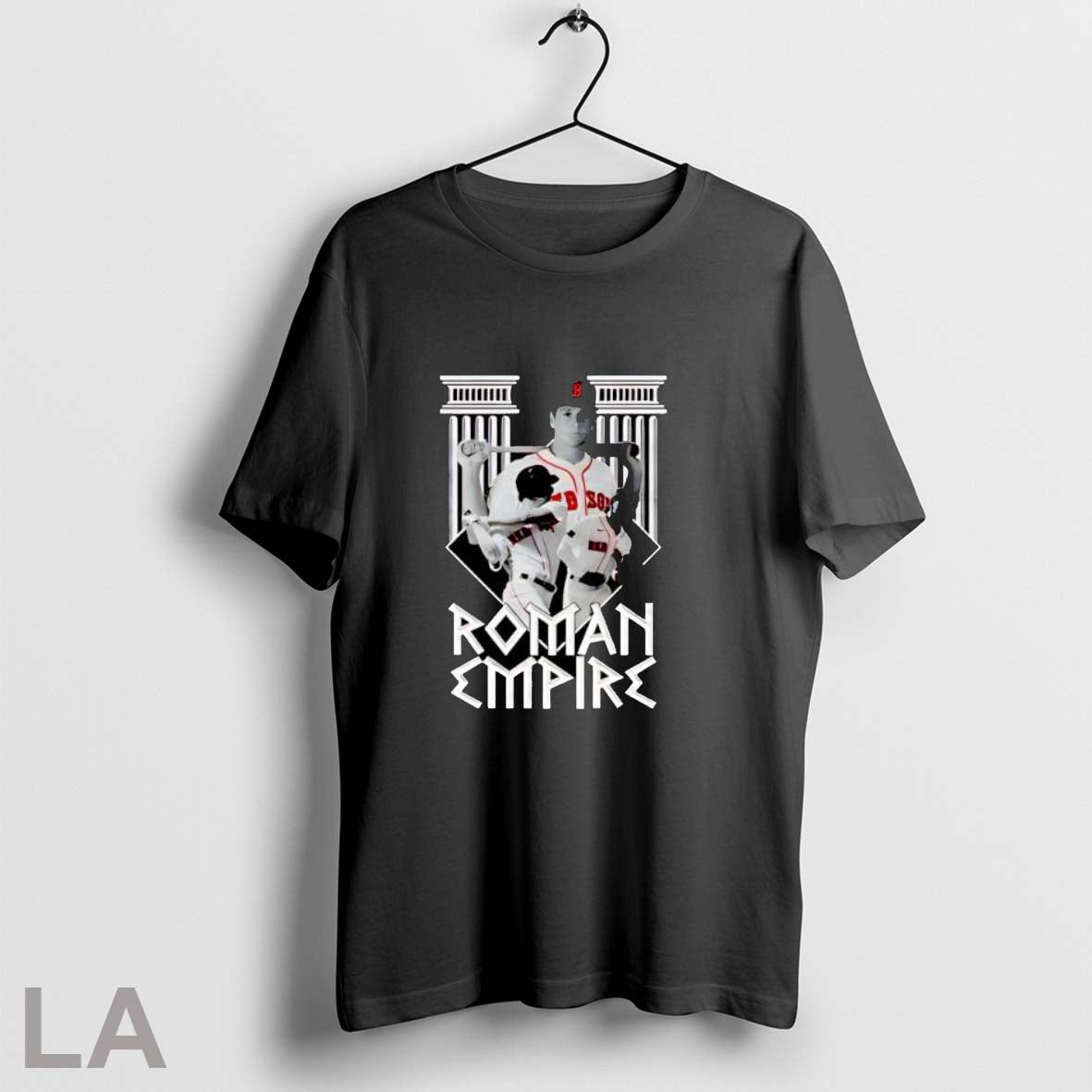 Original Roman Empire Red Sox Baseball Black And White