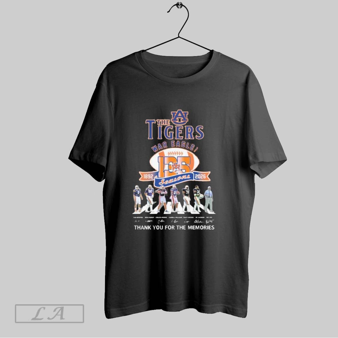 Original The Auburn Tigers Abbey Road War Eagle 135 Seasons