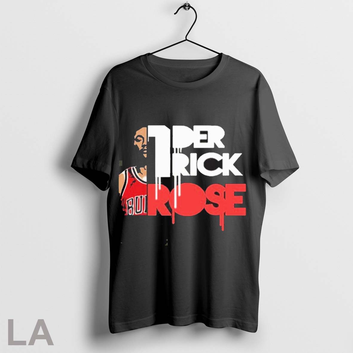 Original Whtie Red Art Derrick Rose