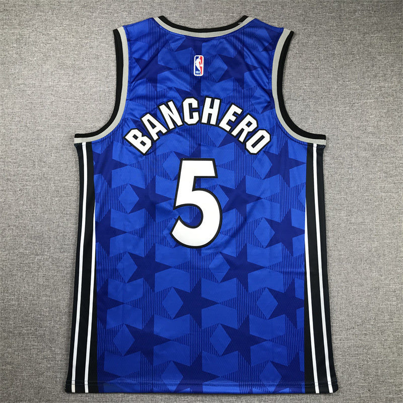 Orlando Magics #5 Paolo Banchero Magic 5 Classic Blue S-XXL Style 1