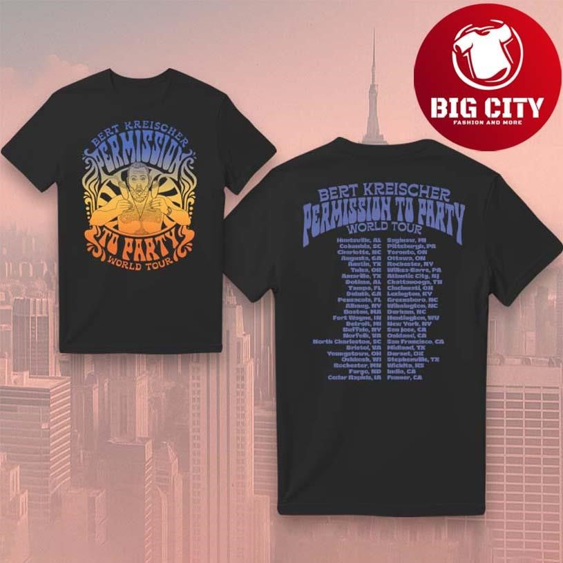 Permission To Party World Tour 2026 Two Sided Shirt