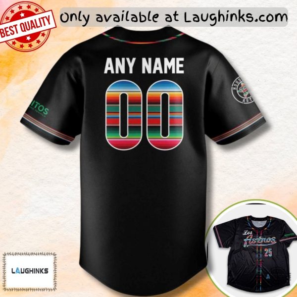Personalized 2025 Houston Astros Hispanic Heritage Los Astros Baseball Jersey Giveaway 20 September