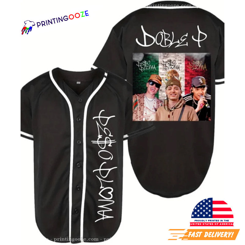Peso Pluma Doble P Tour 2024 Baseball Jersey