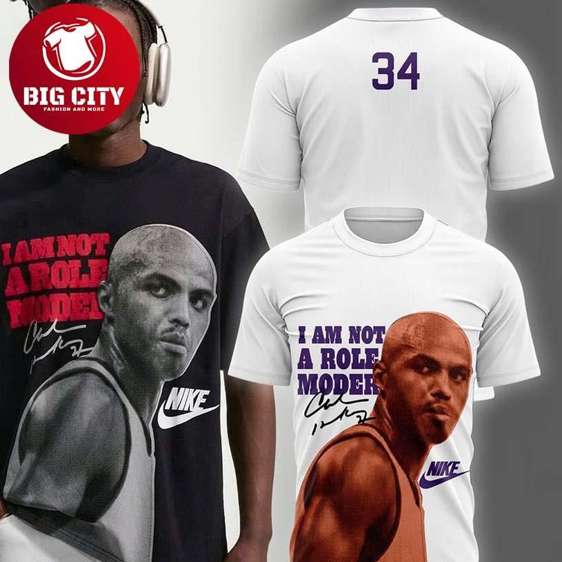 Philadelphia 76ers Charles Barkley 2026 I Am Not A Role Model Two Sided Shirt