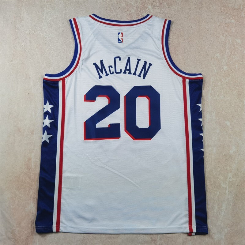Philadelphia 76ers #20 McCain Hot Press 76 20 White s-xxl Style 1
