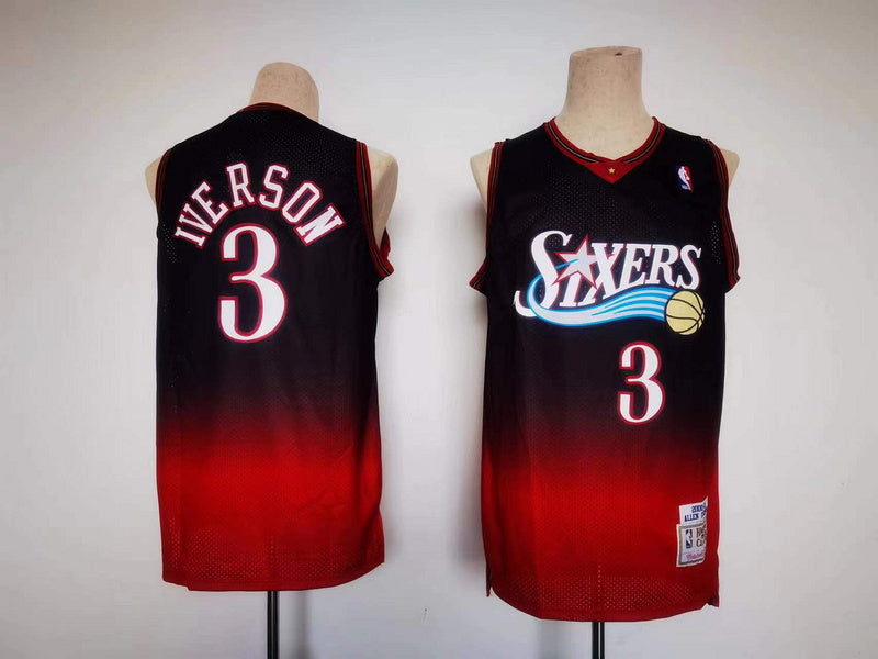 Philadelphia 76ers #3 Allen Iverson 76 3 Retro