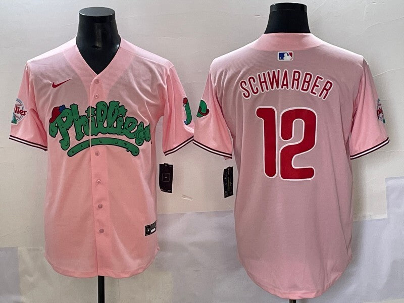 Philadelphia Phillies #12 Kyle Schwarber Phillies 4 Collaboration Style 2