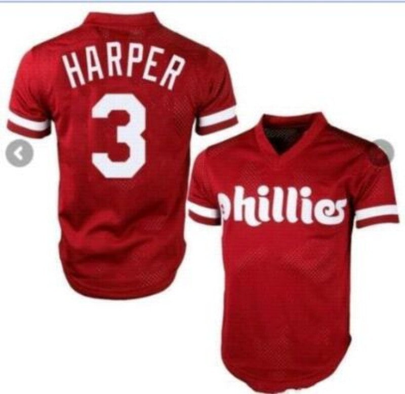 Philadelphia Phillies #3 Bryce Harper R Style 4
