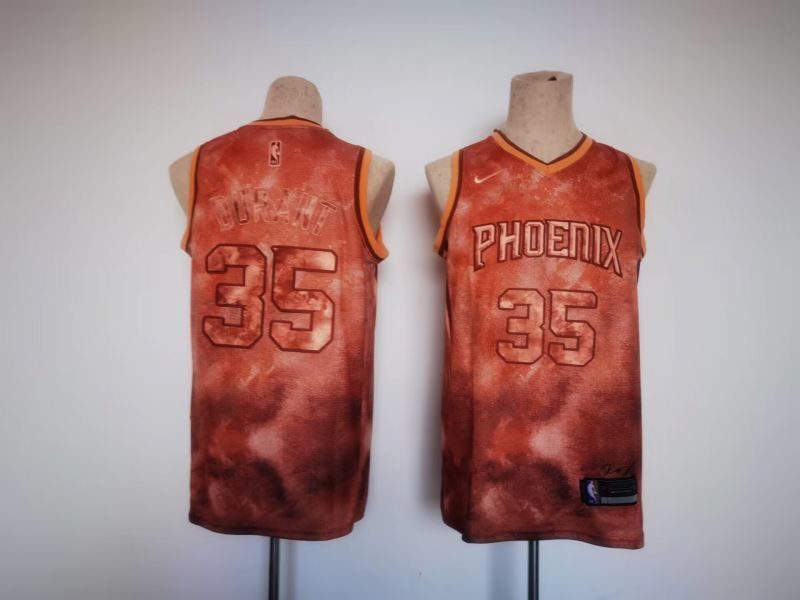 Phoenix Suns #35 durant sketching version jersey