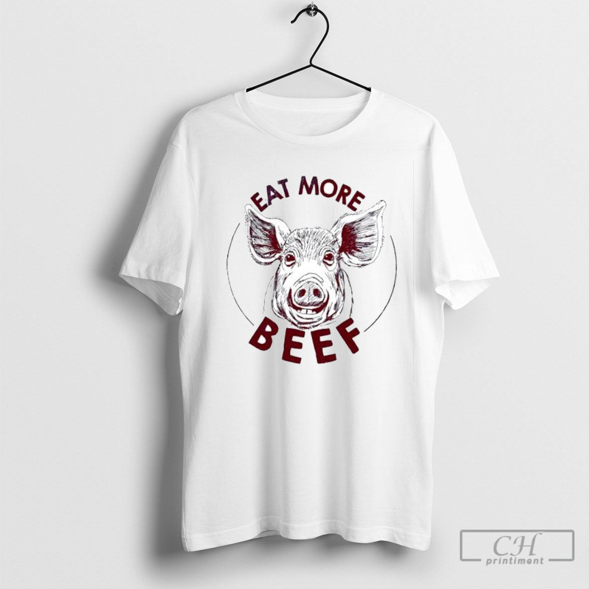 Pig Eat More Beef Shirt