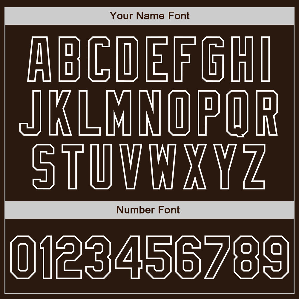 Custom Brown-White Gradient Classic Vertical Stripe Authentic Baseball Jersey