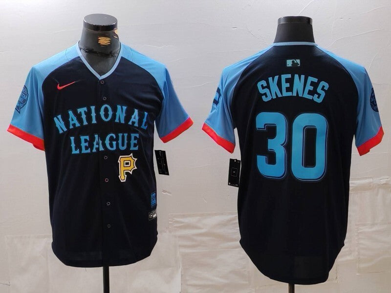 Pittsburgh Pirates #30 Paul Skenes Pirates 24 All-Star Style 3
