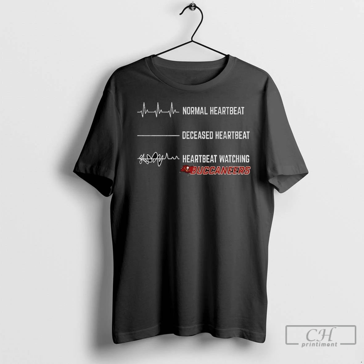 Premium Tampa Bay Buccaneers Football Normal Heartbeat Deceased Heartbeat Heartbeat Watching