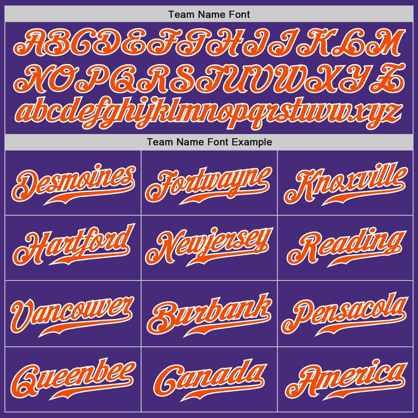 Custom Purple White Pinstripe Orange-White Authentic Baseball Jersey