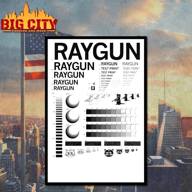 RAYGUN Screenprint Test shirt
