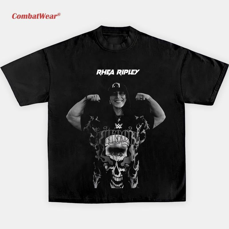 RHEA RIPLEY 5.0 TEE, Wrestling Tee, Wrestling Graphic Tee, 2025 Wrestler Shirt, Sports Shirt, Vintage Wresting Shirt,...