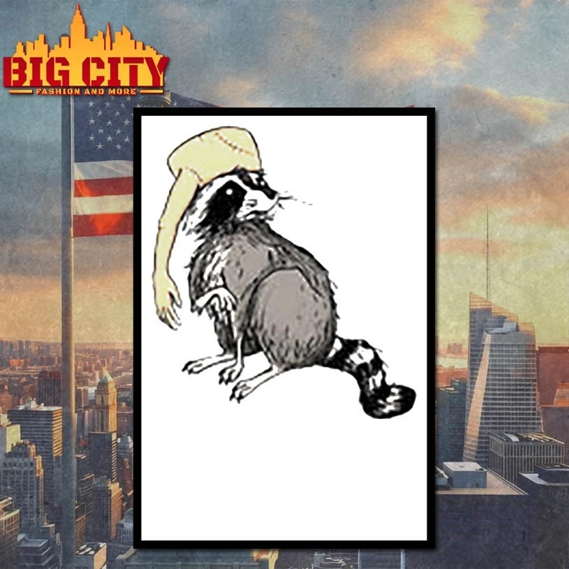 Raccoon Wearing A Hat Human Arm Meme shirt