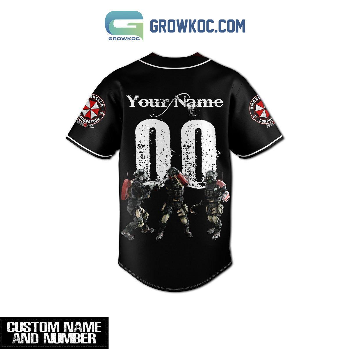 Resident Evil Welcome To Raccoon City Personalized Baseball Jersey