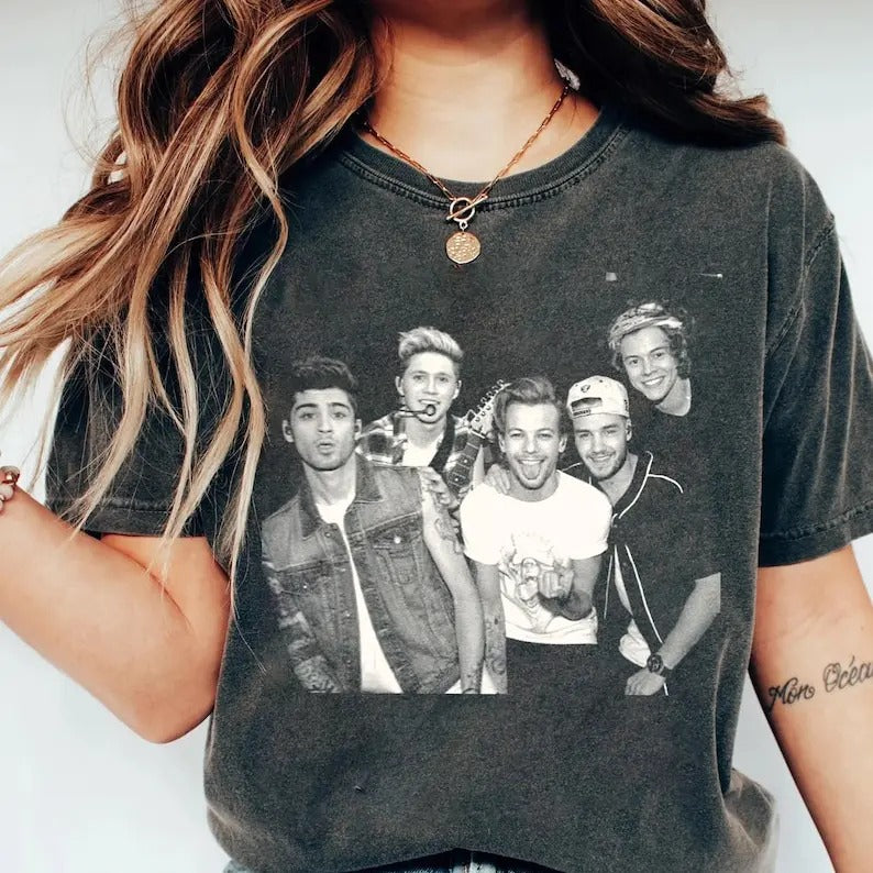 Retro One Direction Shirt, One Direction Band Shirt, One Direction World Tour Tshirt Gift For Men Women Hoodie, Sweatshirt
