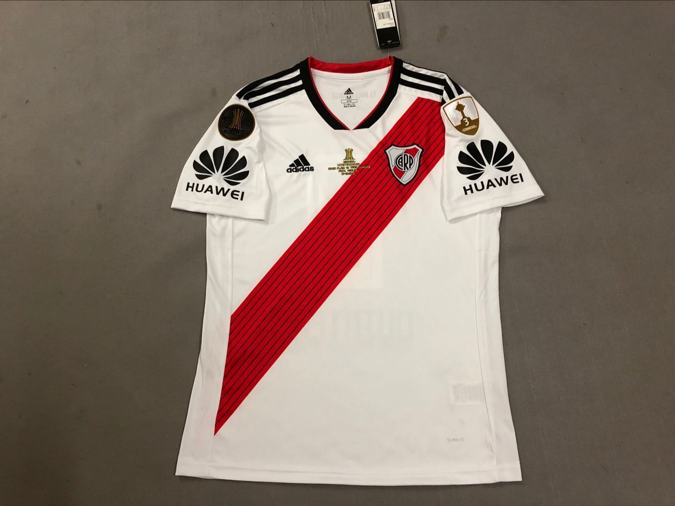 River Plate home Libertadores Cup Finals game soccer jersey shirts