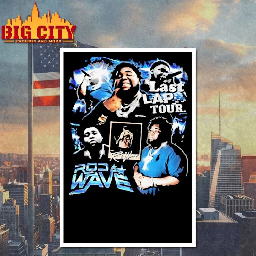 Rod Wave last lap tour graphic shirt