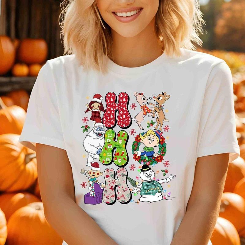 Rudolph Xmas Tshirt, Rudolph Red-nosed Reindeer Christmas Sweatshirt, Rudolph Xmas Shirt, Christmas Movie Shirt, Holiday...