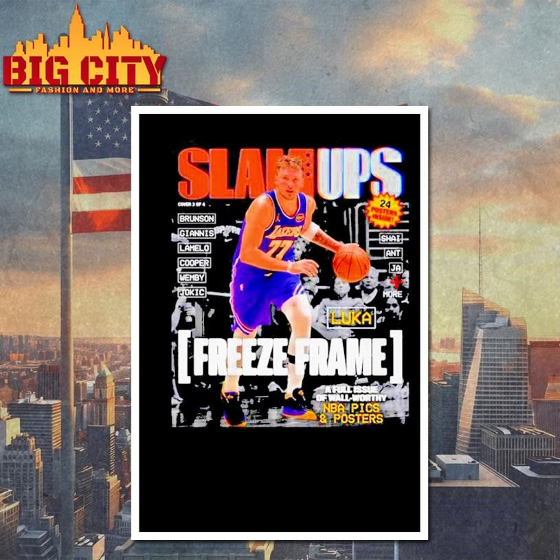 SLAMUPs Luka Doncic LA Lakers Magazine Shirt