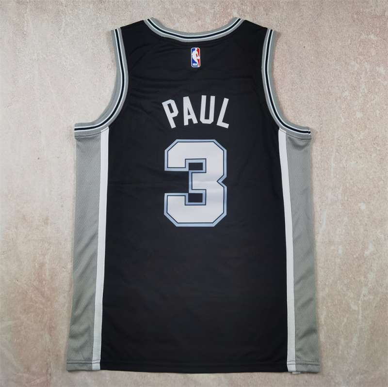 San Antonio Spurs #3 Chris Paul Hot Press Spurs 3 Black s-xxl Style 1