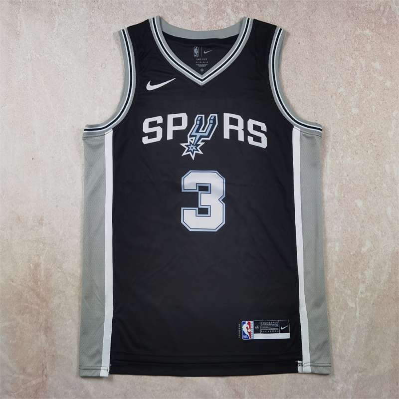 San Antonio Spurs #3 Chris Paul Hot Press Spurs 3 Black s-xxl Style 2