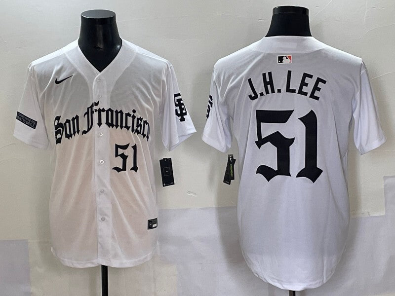 San Francisco Giants #51 Jung Hoo Lee Giants 5 Collaboration Style 1