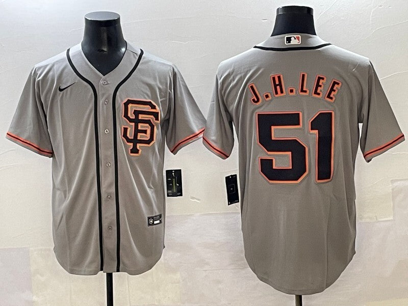 San Francisco Giants #51 Jung Hoo Lee Giants Style 2