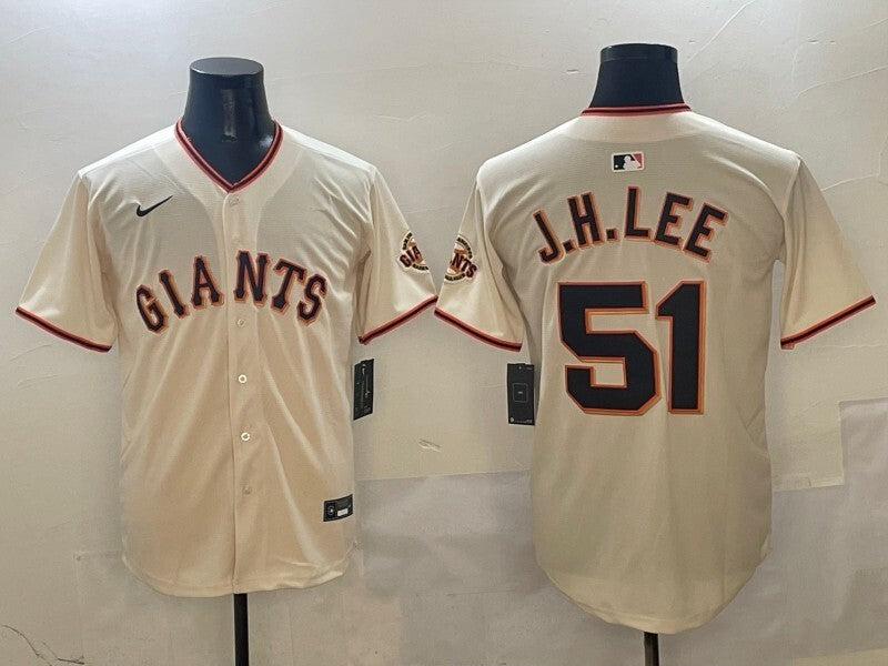 San Francisco Giants #51 Jung Hoo Lee Giants Style 3