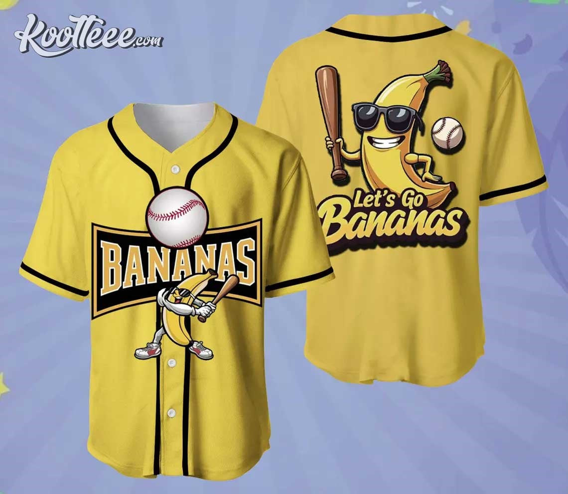 Savannah Bananas Let’s Go Bananas Baseball Jersey