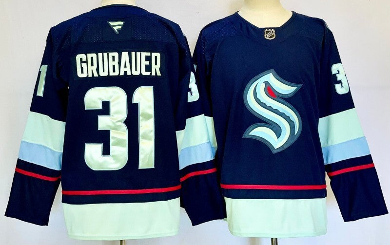 Seattle Kraken #31 Philipp Grubauer Style 1