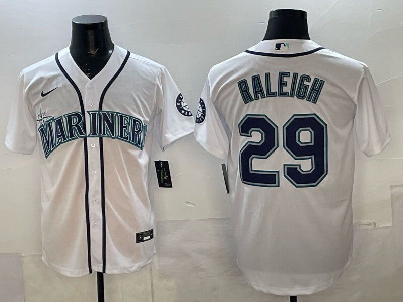 Seattle Mariners #29 Cal Raleigh Mariners Adult Style 1