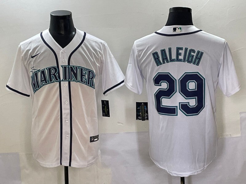 Seattle Mariners #29 Cal Raleigh Mariners Adult Style 5