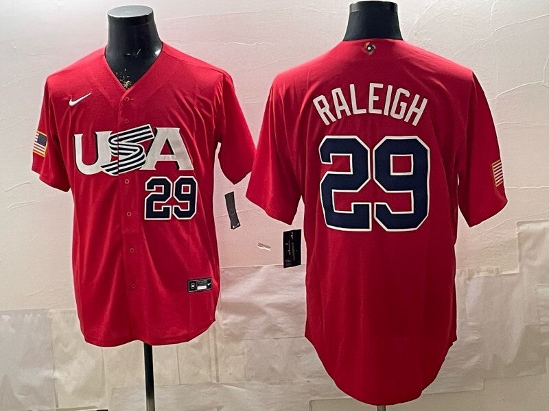 Seattle Mariners #29 Cal Raleigh World Cup