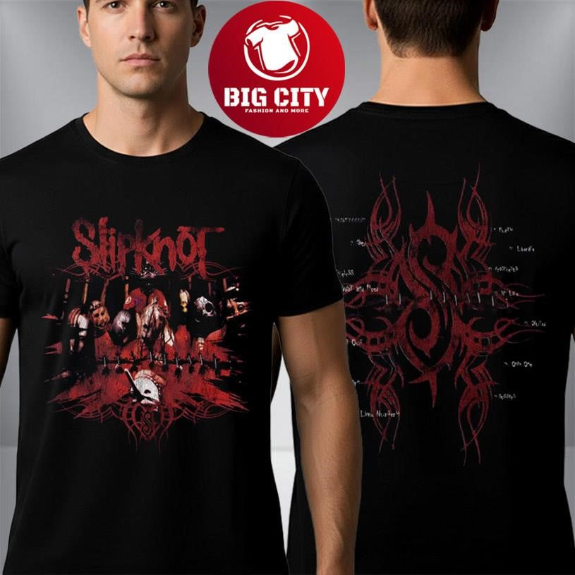 Slipknot Archives 199 Tracklists Two Sided Shirt