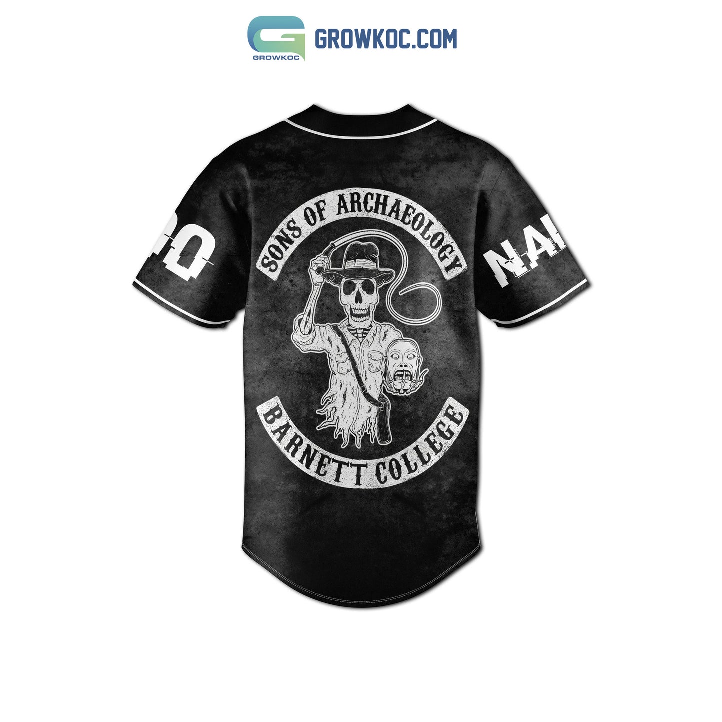Sons Of Archaeology Barnett College Personalized Baseball Jersey