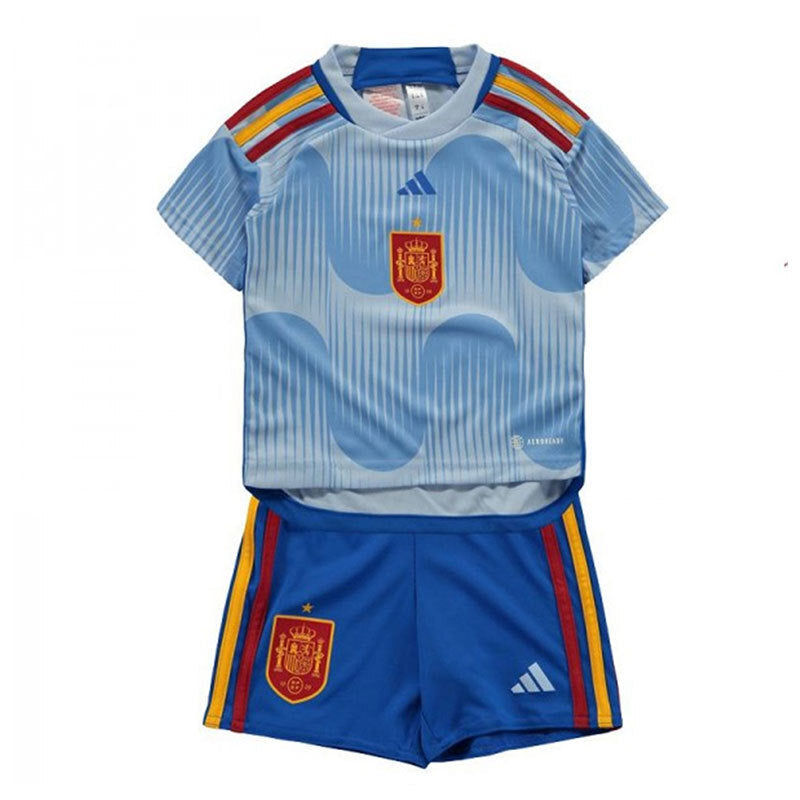 Spain Kids Away Soccer Kit