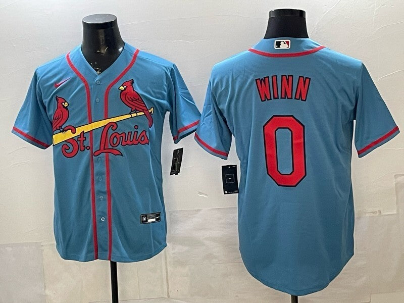 St. Louis Cardinals #0 Masyn Winn Red Adult