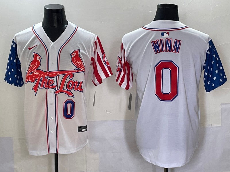 St. Louis Cardinals #0 Masyn Winn Red Edition Adult Style 1