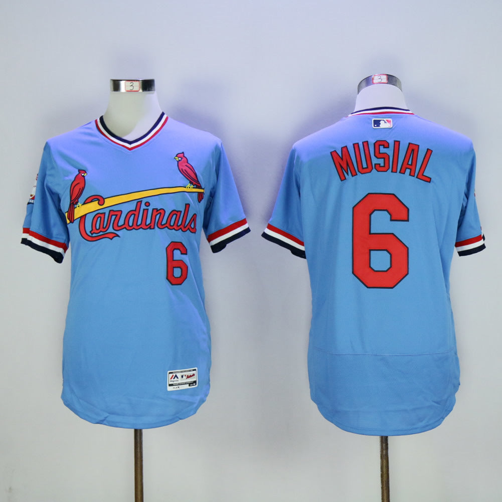 St.louis Cardinals #6 Stan Musial Cardinals 6 Blue 2016 Elite Edition