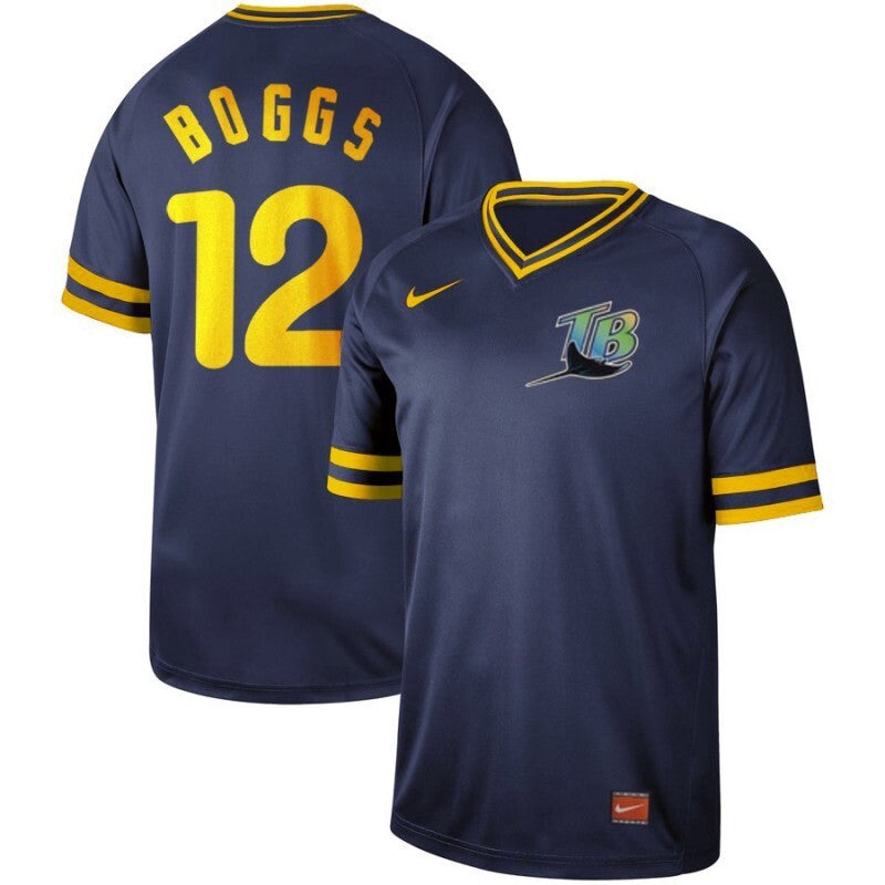 Tampa Bay Rays #12 Wade Boggs Rays Retro Fan Edition 415